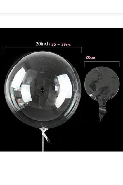 toptan balon şeffaf balon 20 inç 50 li
